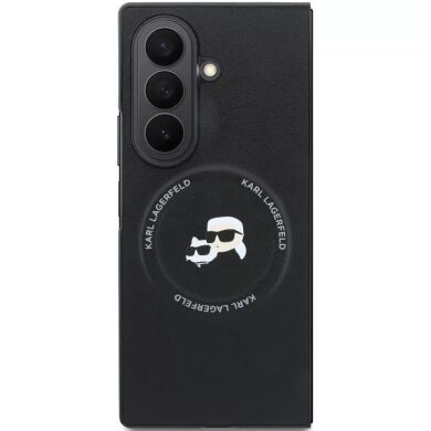 Защитный чехол Karl Lagerfeld Karl&Choupette Pins MagSafe для Samsung Galaxy Fold 8 Ultra (KLHMZFD8PSMLRKCK) - Black
