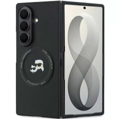 Защитный чехол Karl Lagerfeld Karl&Choupette Pins MagSafe для Samsung Galaxy Fold 8 Ultra (KLHMZFD8PSMLRKCK) - Black