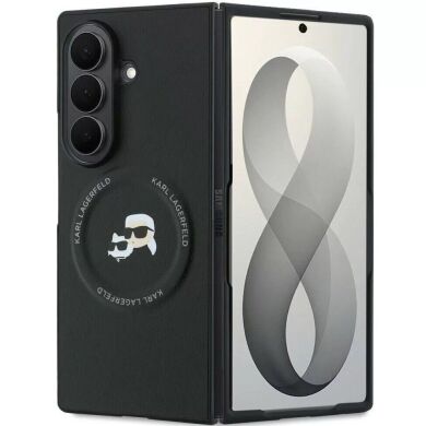 Защитный чехол Karl Lagerfeld Karl&Choupette Pins MagSafe для Samsung Galaxy Fold 8 Ultra (KLHMZFD8PSMLRKCK) - Black