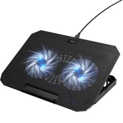Охолоджувальна підставка для ноутбука Hoco GA4 Jade Cooling Stand - Black