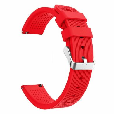 Ремінець UniCase Soft Texture для годинників з шириною кріплення 20 мм - Red