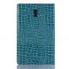 Чехол для Deexe Crocodile Style для Samsung Galaxy Tab A 10.5 (T590.595) - Blue. Фото 2 из 9