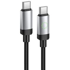 Кабель Hoco X117 Star Type-C to Type-C 60W (1m) - Black