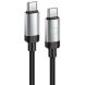 Кабель Hoco X117 Star Type-C to Type-C 60W (1m) - Black. Фото 1 из 6