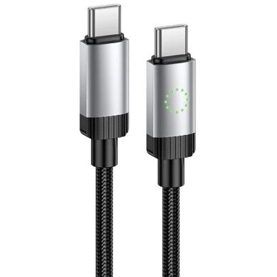 Кабель Hoco X117 Star Type-C to Type-C 60W (1m) - Black