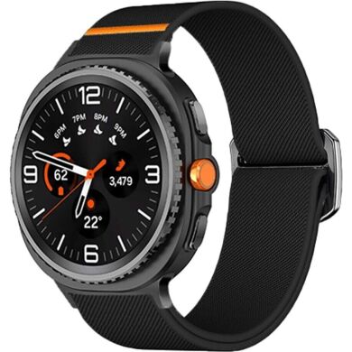 Ремешок Deexe Orbit Flex для Samsung Galaxy Watch 8 (40/44mm) / 8 Classic - Black