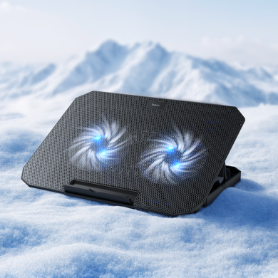 Охолоджувальна підставка для ноутбука Hoco GA4 Jade Cooling Stand - Black