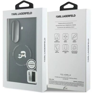 Защитный чехол Karl Lagerfeld Karl&Choupette Pins MagSafe для Samsung Galaxy Fold 8 Ultra (KLHMZFD8PSMLRKCK) - Black