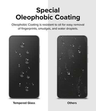 Комплект захисних стекол (2шт) Ringke Screen Protector Tempered Glass для Samsung Galaxy S23 FE (8809961782107)