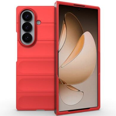 Силиконовый (TPU) чехол Deexe Terra Case (FF) для Samsung Galaxy Fold 8 Ultra - Red