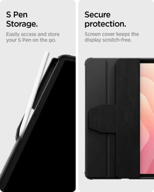 Защитный чехол Spigen (SGP) Ultra Hybrid Pro для Samsung Galaxy Tab S11 Ultra (X930/X936) ACS10219 - Black