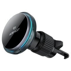 Автомобильный держатель с функцией беспроводной зарядки ACEFAST D61 Qi2 (25W) - Metal Grey