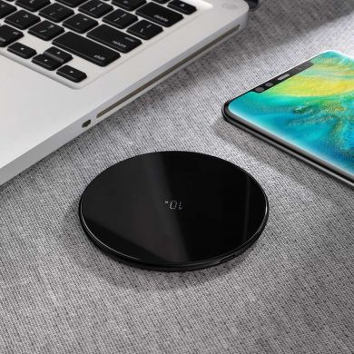 Беспроводное зарядное устройство BASEUS 10W Fast Charging Qi Standard Wireless Charger Pad - Black
