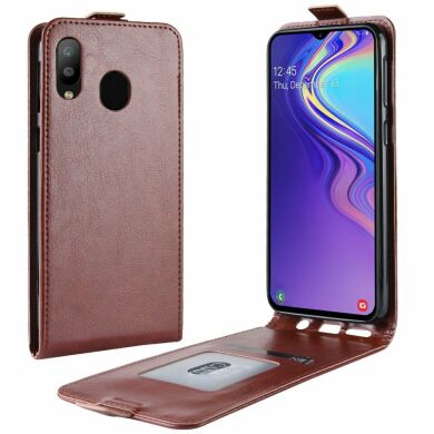 Чохол Deexe Flip Case для Samsung Galaxy M20 (M205), Brown