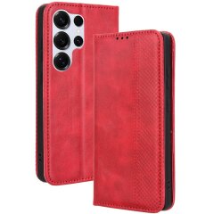 Чохол Deexe Retro Style для Samsung Galaxy S26 Ultra (S948) - Red