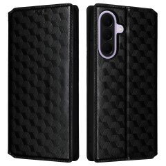 Чехол Deexe Rhombus Book для Samsung Galaxy A37 (A376) - Black