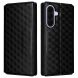 Чехол Deexe Rhombus Book для Samsung Galaxy A37 (A376) - Black. Фото 1 из 7
