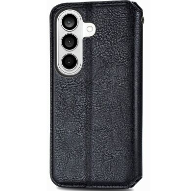 Чехол Deexe Rhombus Wallet для Samsung Galaxy A57 (A576) - Black