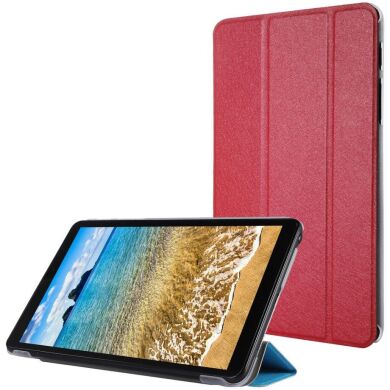 Чехол Deexe Silk Texture для Samsung Galaxy Tab A7 Lite (T220/T225) - Red