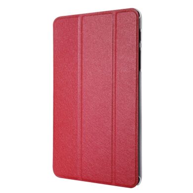 Чехол Deexe Silk Texture для Samsung Galaxy Tab A7 Lite (T220/T225) - Red