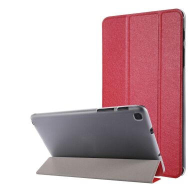 Чехол Deexe Silk Texture для Samsung Galaxy Tab A7 Lite (T220/T225) - Red