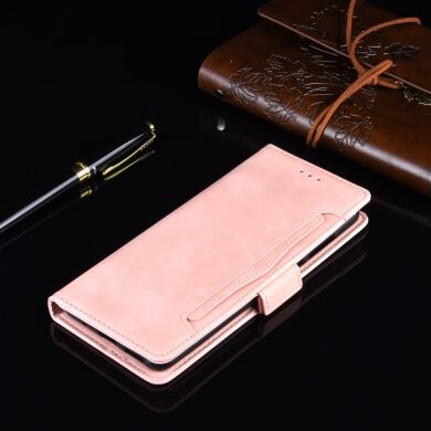 Чехол Deexe Wallet Stand для Samsung Galaxy A02s (A025) - Pink