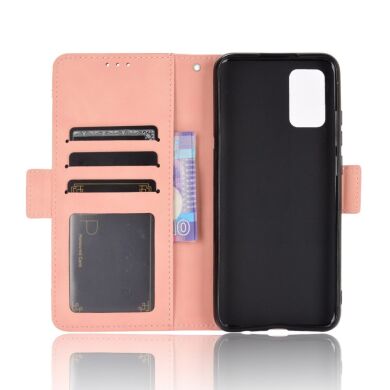 Чехол Deexe Wallet Stand для Samsung Galaxy A02s (A025) - Pink