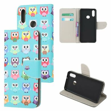 Чехол-книжка Deexe Color Wallet для Samsung Galaxy A10s (A107) - Colorful Owls