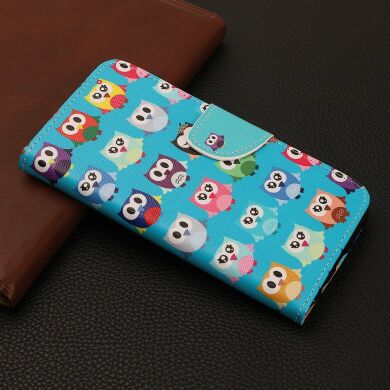 Чехол-книжка Deexe Color Wallet для Samsung Galaxy A10s (A107) - Colorful Owls