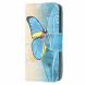 Чохол-книжка Deexe Color Wallet для Samsung Galaxy A21s (A217) - Blue Butterflies