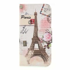 Чохол-книжка Deexe Color Wallet для Samsung Galaxy A50 (A505) - Eiffel Tower