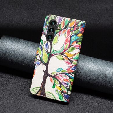 Чохол-книжка Deexe Color Wallet для Samsung Galaxy A55 (A556) - Life Tree