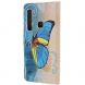 Чехол-книжка Deexe Color Wallet для Samsung Galaxy A9 2018 (A920) - Blue Butterfly. Фото 2 из 5