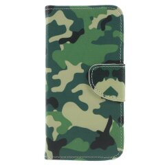 Чехол-книжка Deexe Color Wallet для Samsung Galaxy J6 2018 (J600) - Camouflage