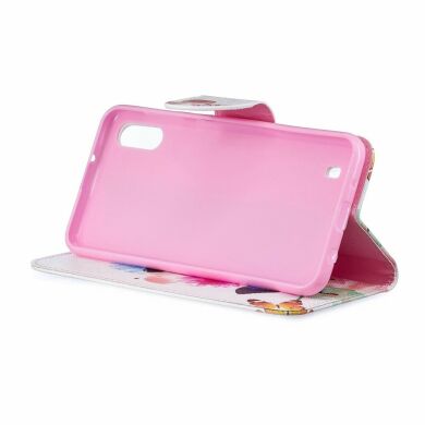 Чехол-книжка Deexe Color Wallet для Samsung Galaxy M10 (M105) - Butterflies and Flowers