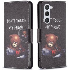 Чехол-книжка Deexe Color Wallet для Samsung Galaxy S24 (S921) / Galaxy S25 (S931) - Bear