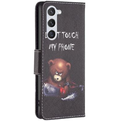 Чехол-книжка Deexe Color Wallet для Samsung Galaxy S24 (S921) / Galaxy S25 (S931) - Bear