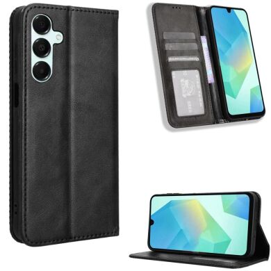 Чохол-книжка Deexe Retro Style для Samsung Galaxy A16 (A165) / Galaxy A26 (A266) / Galaxy A17 (A176) - Black