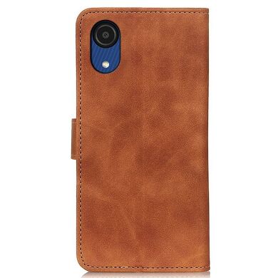 Чохол-книжка KHAZNEH Retro Wallet для Samsung Galaxy A03 Core (A032) - Brown