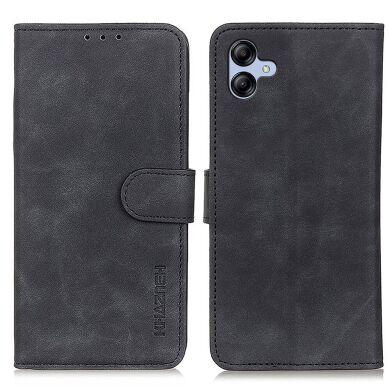 Чехол-книжка KHAZNEH Retro Wallet для Samsung Galaxy A07 (A075) - Black