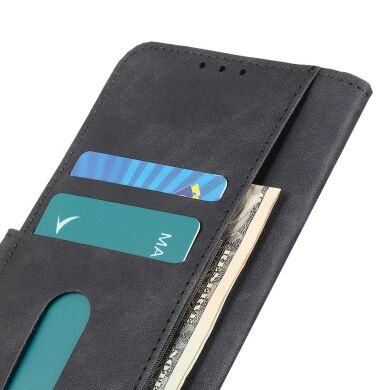 Чехол-книжка KHAZNEH Retro Wallet для Samsung Galaxy A07 (A075) - Black