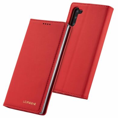 Чехол-книжка LC.IMEEKE LC-002 для Samsung Galaxy Note 10 (N970) - Red