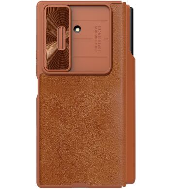 Чехол-книжка NILLKIN Qin Pro Series (FF) для Samsung Galaxy Fold 7 - Brown