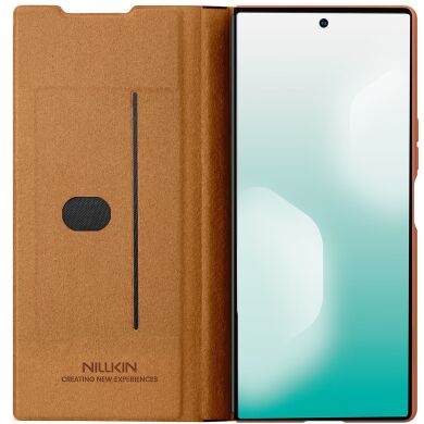Чехол-книжка NILLKIN Qin Pro Series (FF) для Samsung Galaxy Fold 7 - Brown