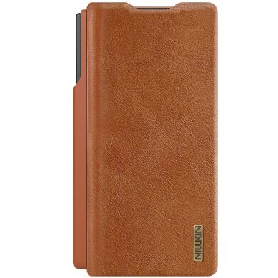 Чехол-книжка NILLKIN Qin Pro Series (FF) для Samsung Galaxy Fold 7 - Brown