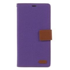 Чехол-книжка ROAR KOREA Cloth Texture для Samsung Galaxy A6+ 2018 (A605) - Purple
