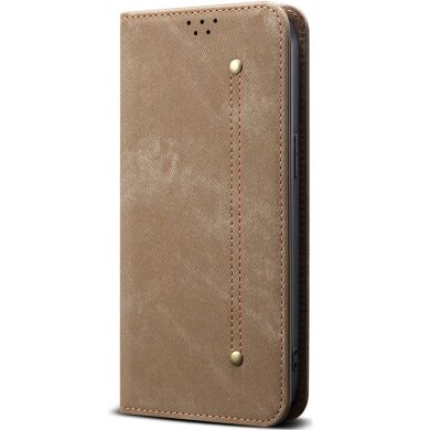 Чохол-книжка UniCase Jeans Wallet для Samsung Galaxy S26 Ultra (S948) - Khaki