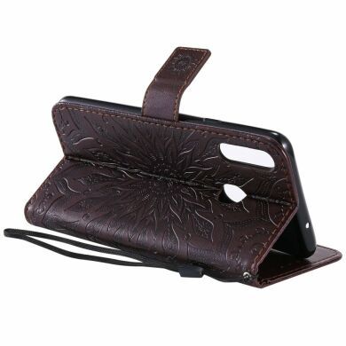 Чохол-книжка UniCase SunFlower Pattern для Samsung Galaxy A20s (A207) - Black