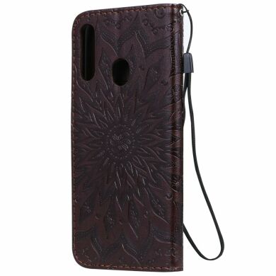 Чохол-книжка UniCase SunFlower Pattern для Samsung Galaxy A20s (A207) - Black