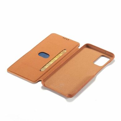 Чехол LC.IMEEKE Retro Style для Samsung Galaxy A71 (A715) - Brown